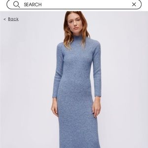 NWT Maje Mohair Dress With High Collar